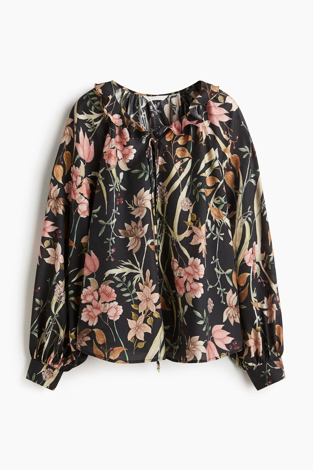 Blusa con cuello de volante - H&m фото 3