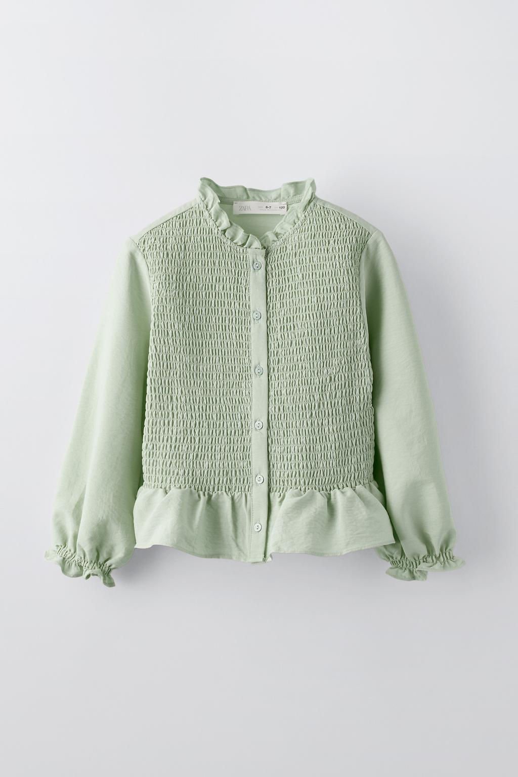 SHIRT WITH STRETCH DETAIL - Zara фото 13