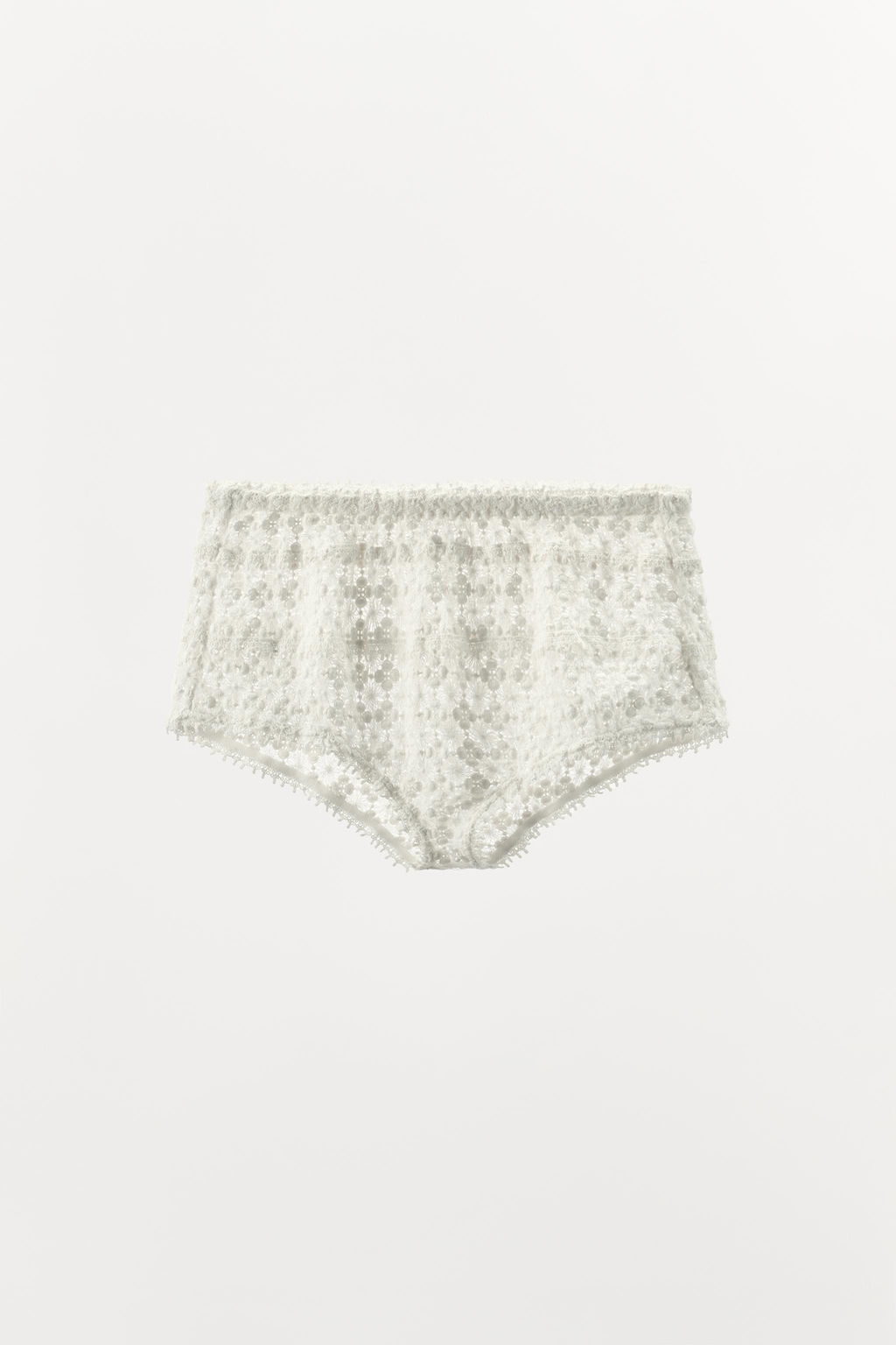 EMBROIDERED MINI SHORTS - Zara фото 4