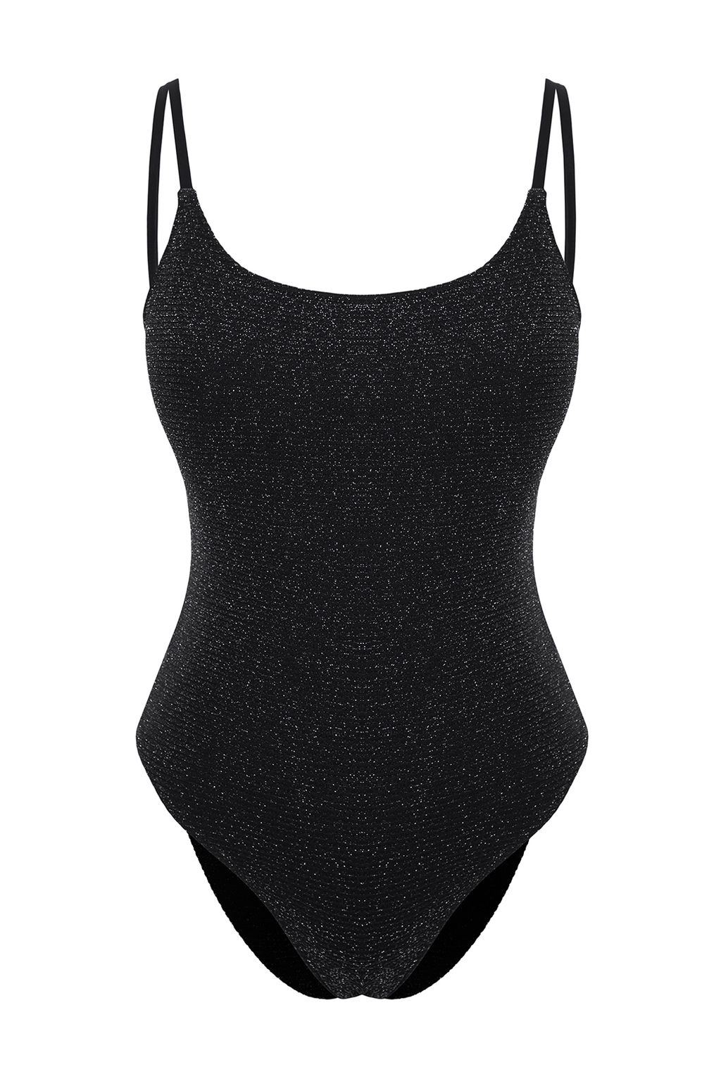 TRENDYOLMILLA Siyah Simli Regular Mayo TBESS24MA00112 фото 6