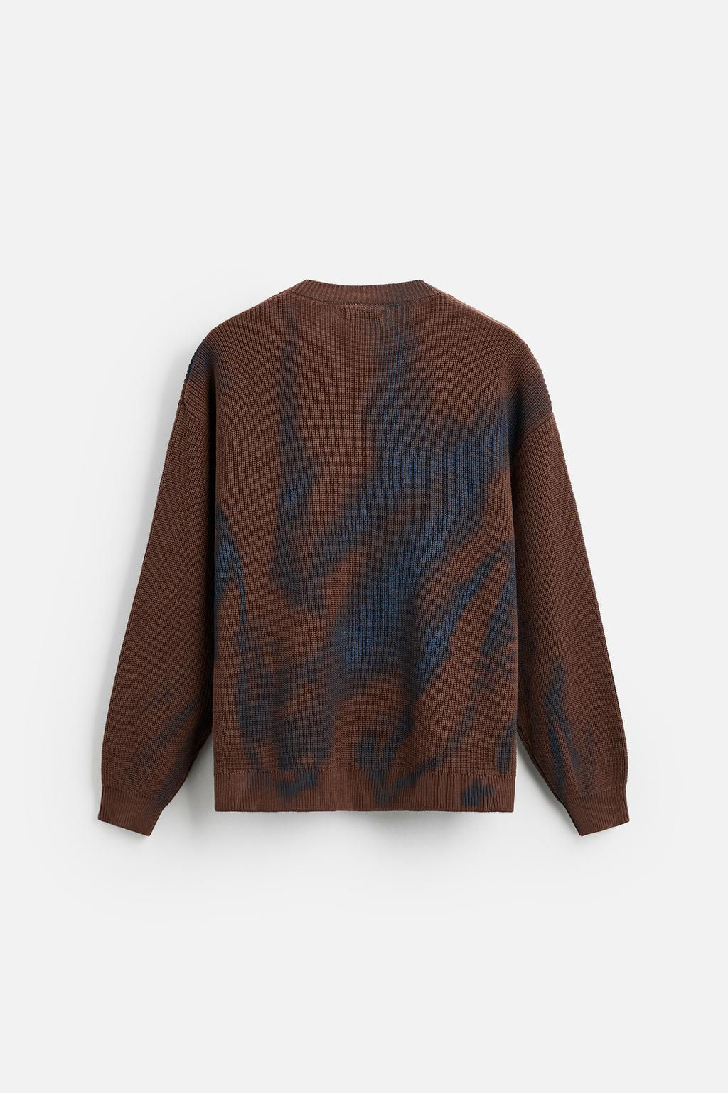 SPRAY PRINT SWEATER - Zara фото 8