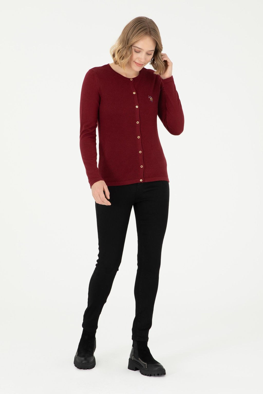 Женские черные джинсовые брюки - U.s. polo assn фото 9