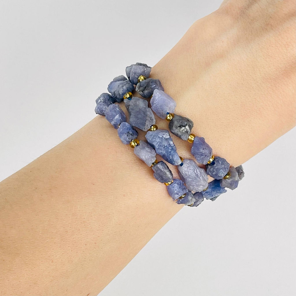 Бусины для украшений из Танзанита - Радуга самоцветов фото 2