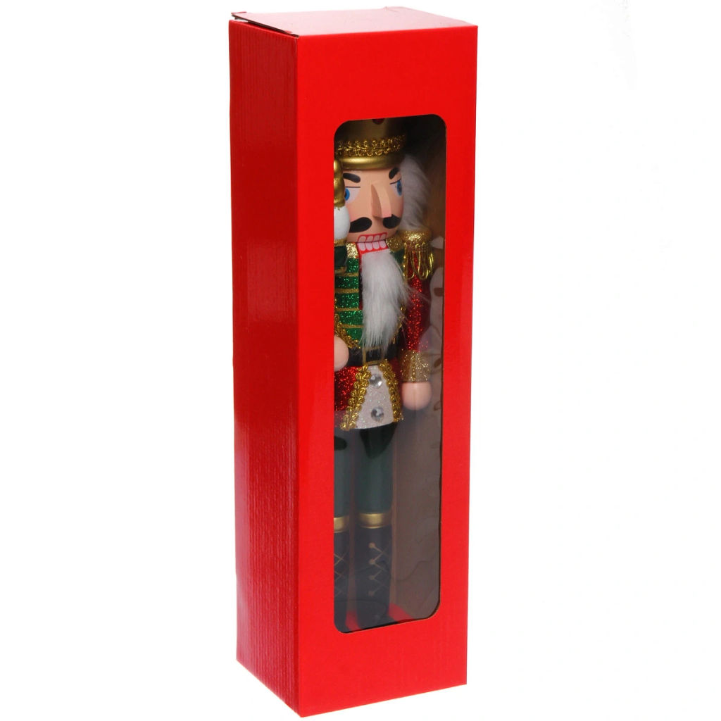 Фигурка новогодняя "Щелкунчик - Строгая выправка" 10,3*7,9*38 см