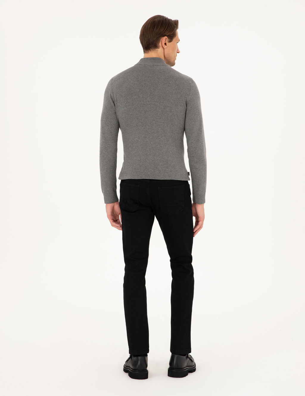 Siyah Slim Fit Jean Pantolon