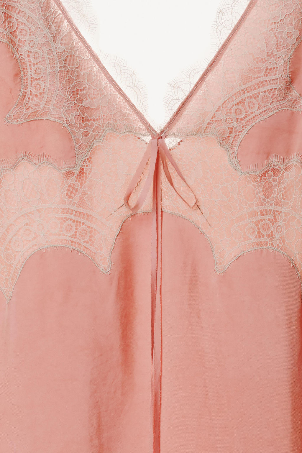 VESTIDO LENCERO ENCAJE WILLY CHAVARRIA X ZARA / Rosado