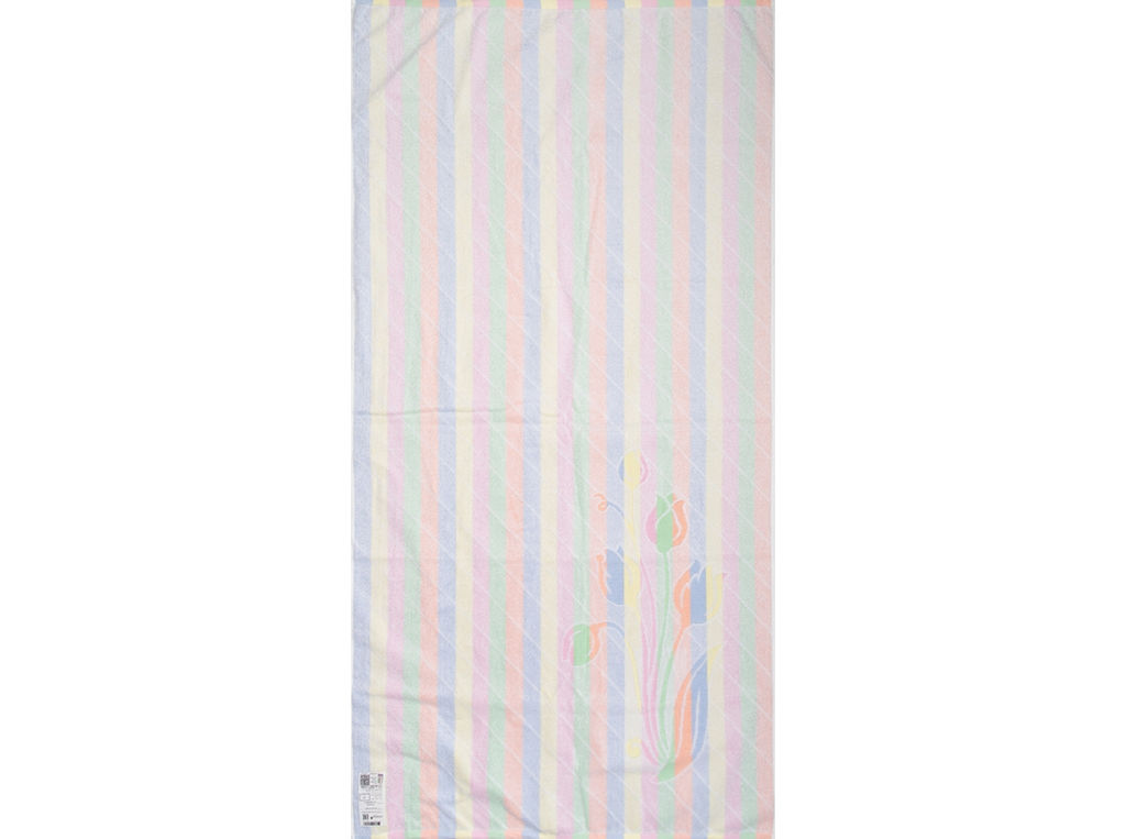 6с102.413ж1 Тюльпан (св.радужка1) Полотенце махровое 81х160см