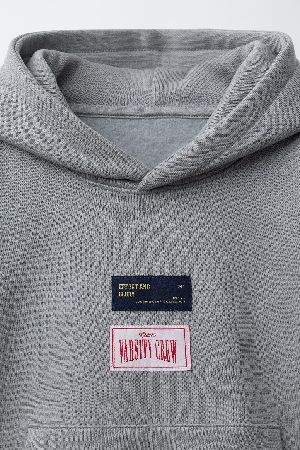 LABEL VARSITY JOGGING HOODIE - Zara фото 3