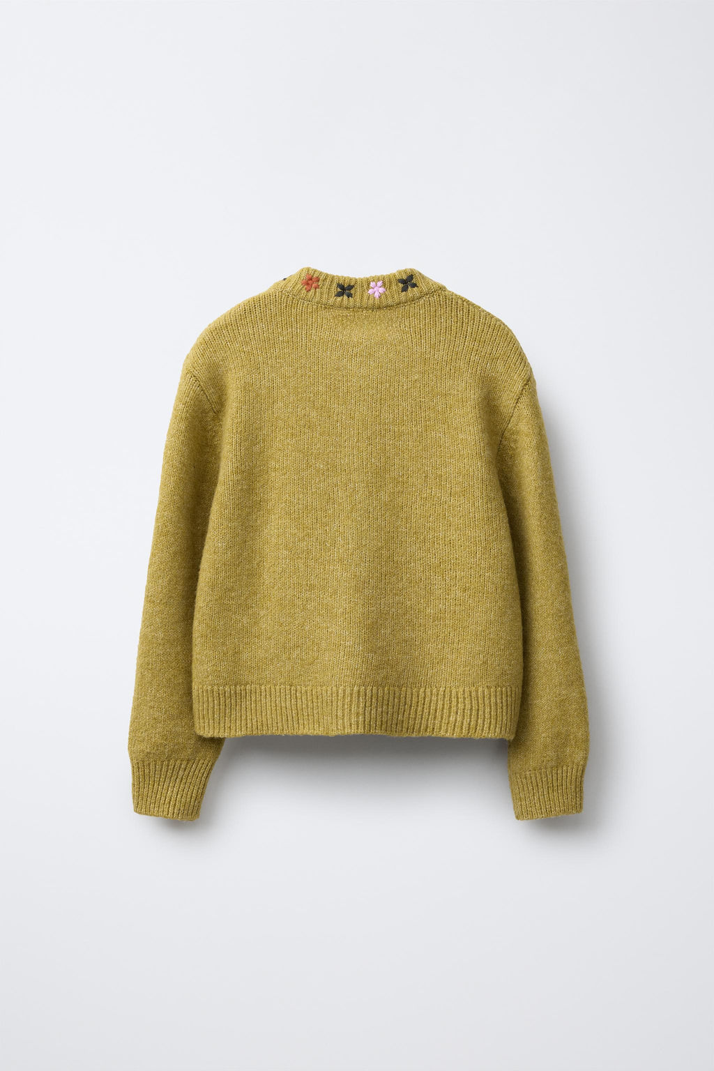 CARDIGAN WITH EMBROIDERED FLOWERS - Zara фото 2