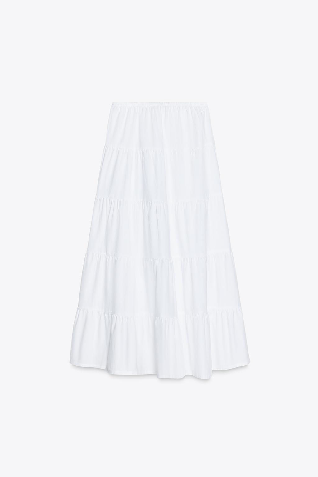 PANELLED LONG SKIRT - Zara фото 7