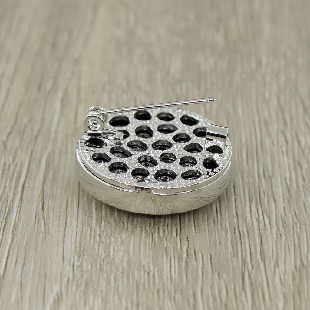 Брошь "Дерево" перламутр гелиотис