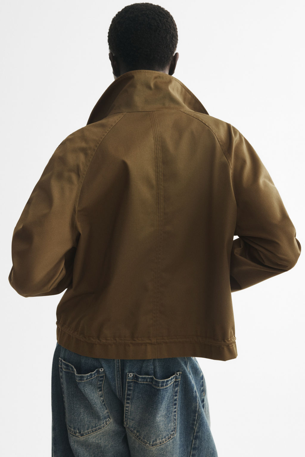Chaqueta de sarga con cuello chimenea - H&m фото 7
