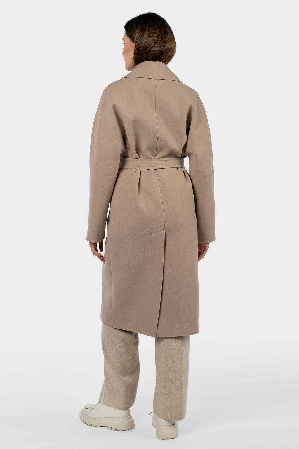 Пальто женское демисезонное (пояс) - El podio фото 4