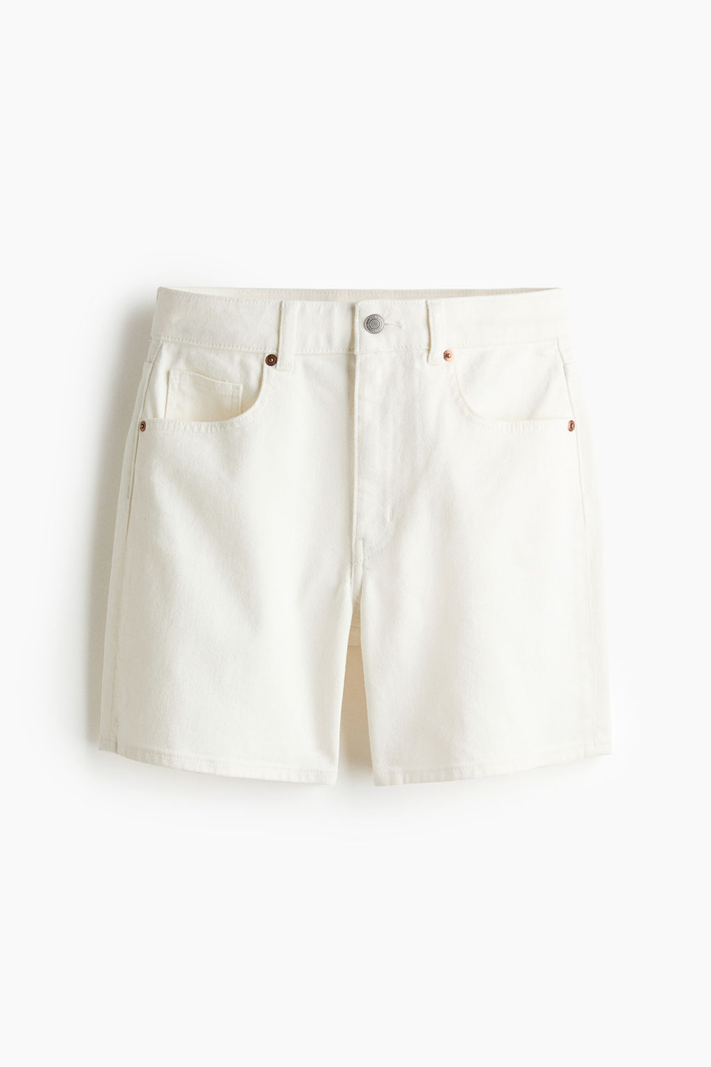Vaquero corto de talle alto - H&m фото 5