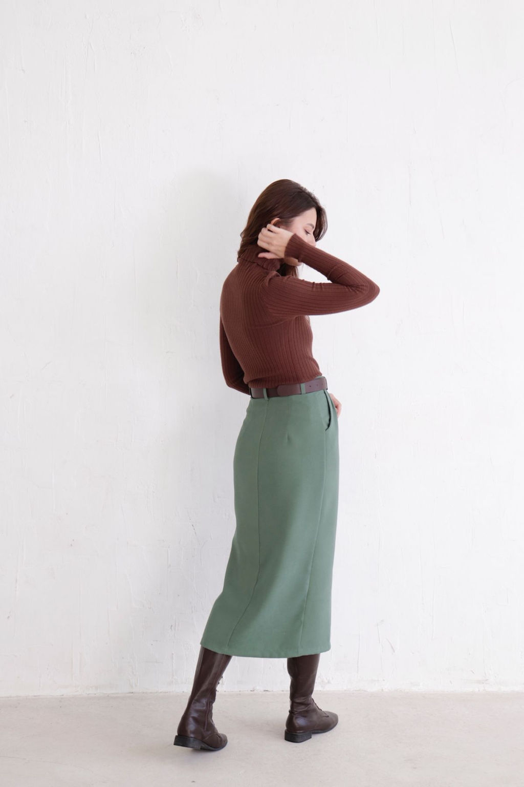 Юбка миди-макси с разрезом спереди - Martichelli фото 35