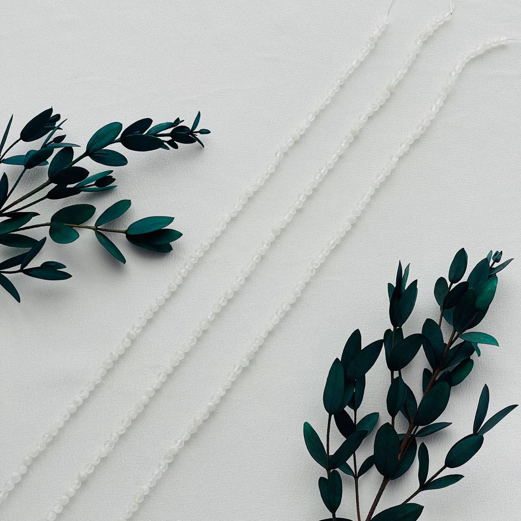 Бусины для украшений из Лунного камня