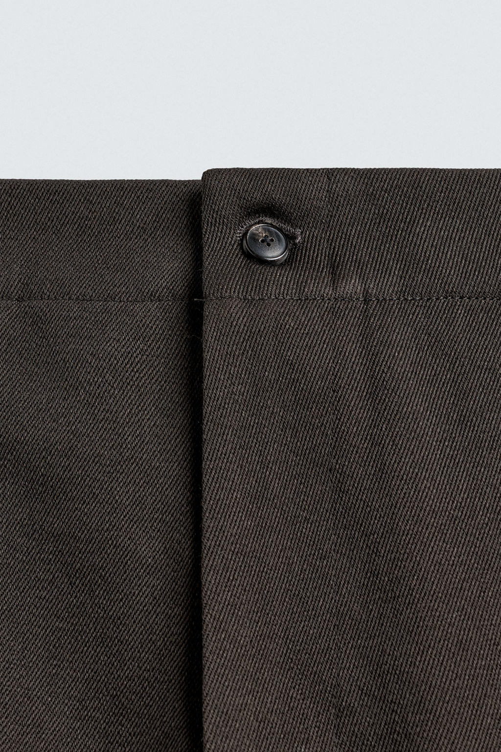 WOOL/COTTON TEXTURED TROUSERS - Zara фото 8