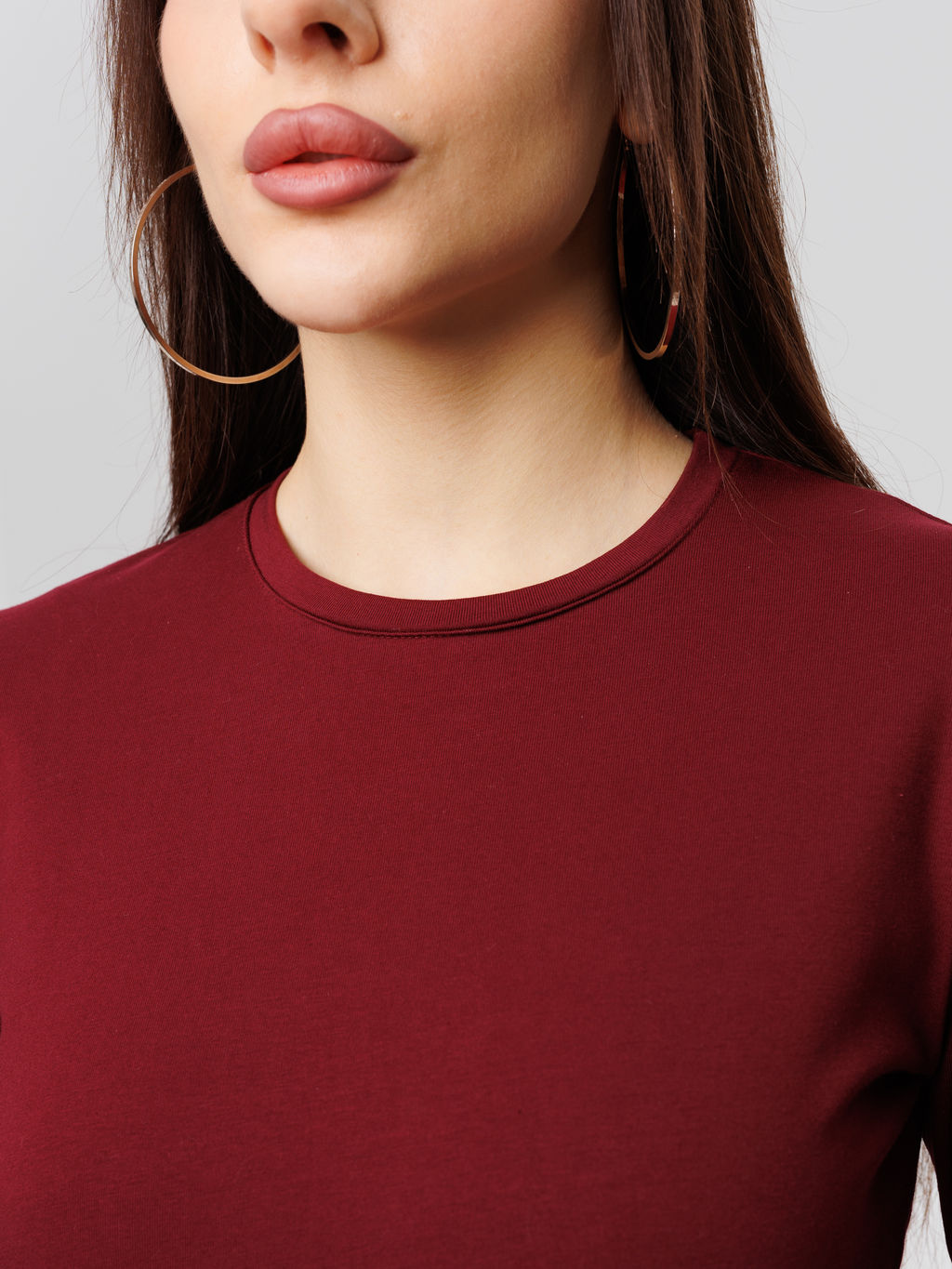 Женский лонгслив Lingeamo темно-бордовый ВК-26 (28) фото 3