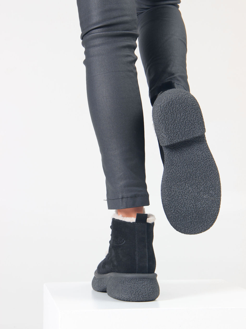 Ботинки EDART 308.агата bl. черный замша/шерсть - Ed'art фото 9