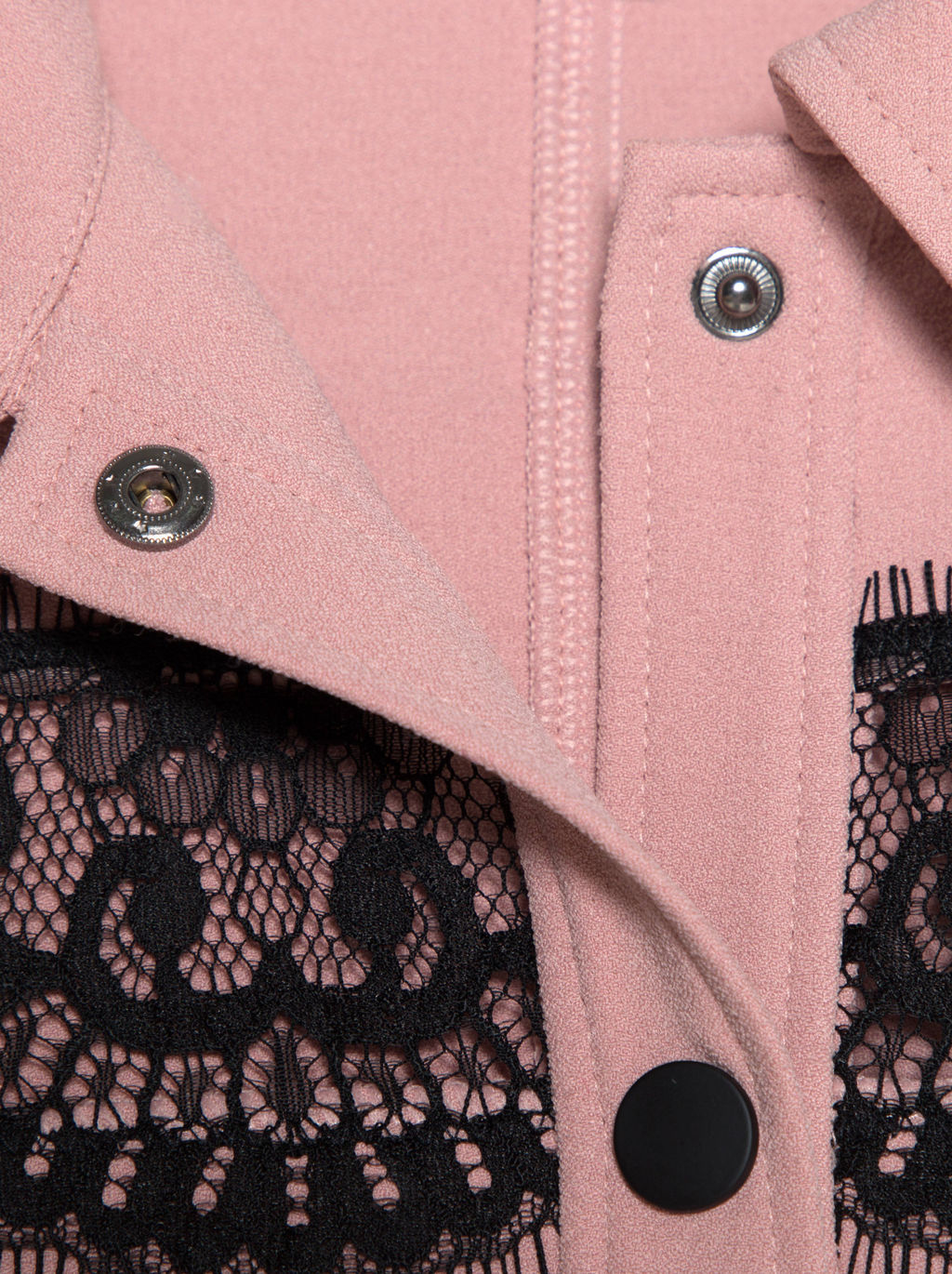 CONTE Платье-рубашка с фактурным кружевом LPL 1038 dusty rose-black - Conte elegant фото 6