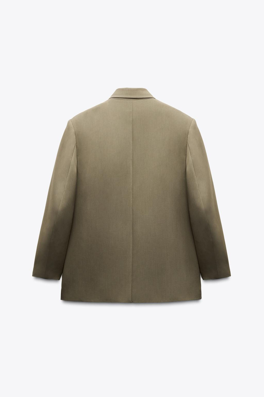 OVERSIZE DOUBLE-BREASTED BLAZER - Zara фото 5