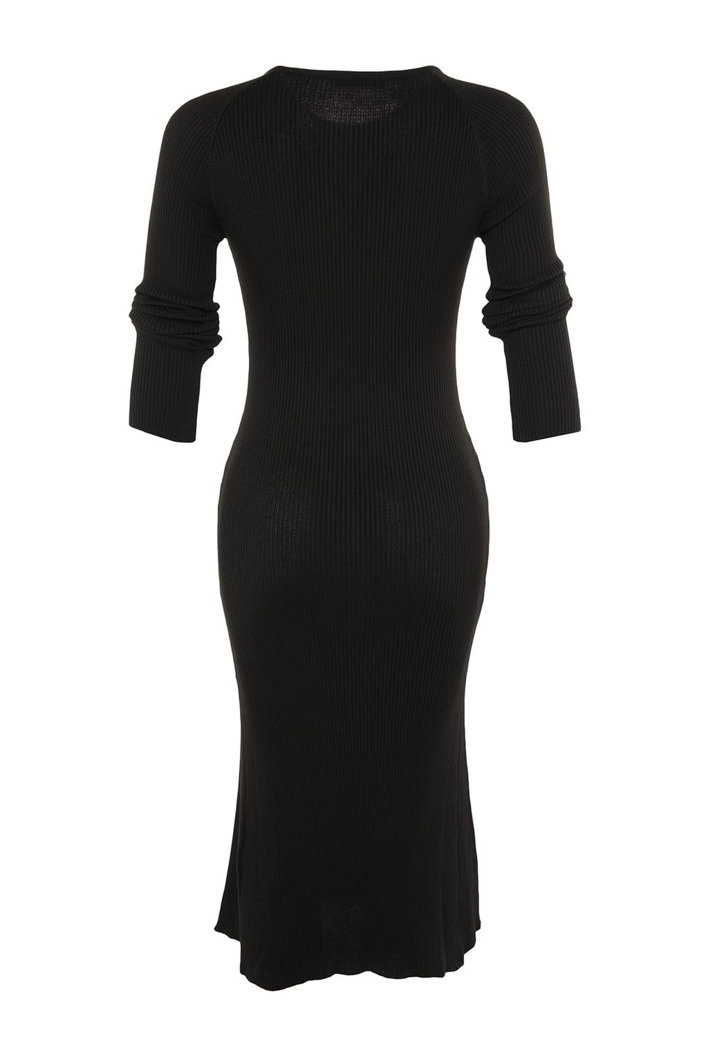 TRENDYOLMILLA Lacivert Midi Triko Basic Elbise TWOAW23EL00023  фото 7