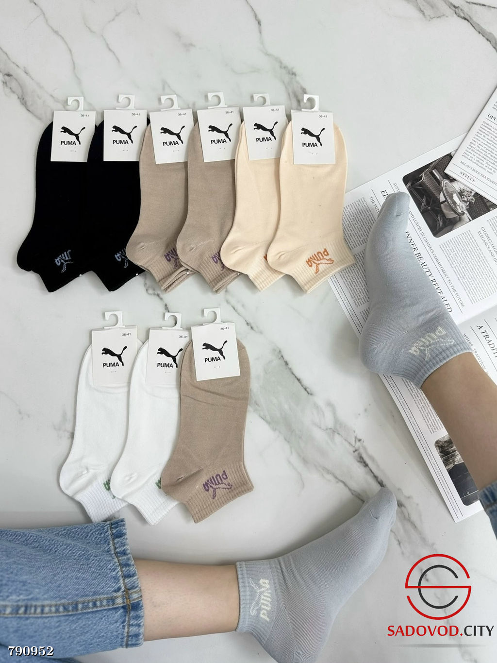 Женские базовые носки, 10 пар - Bruno фото 5