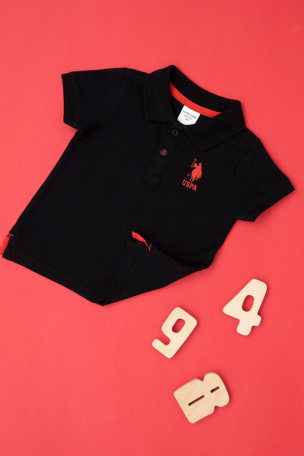 Черная базовая футболка для мальчика - U.s. polo assn фото 5