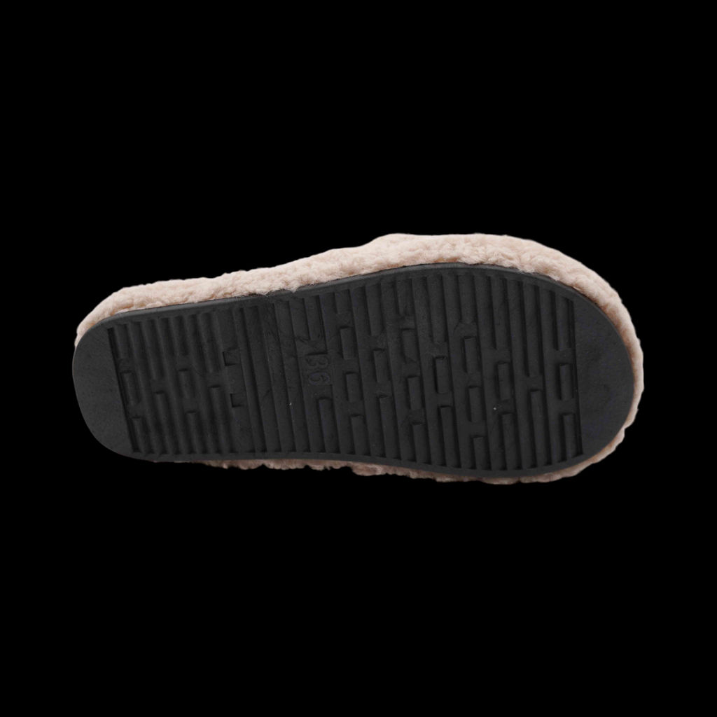 Тапочки меховые ZH003-4 бежевые - Sport фото 2