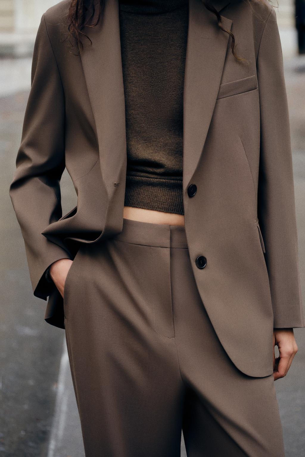 ZW COLLECTION OVERSIZE BLAZER - Zara фото 7