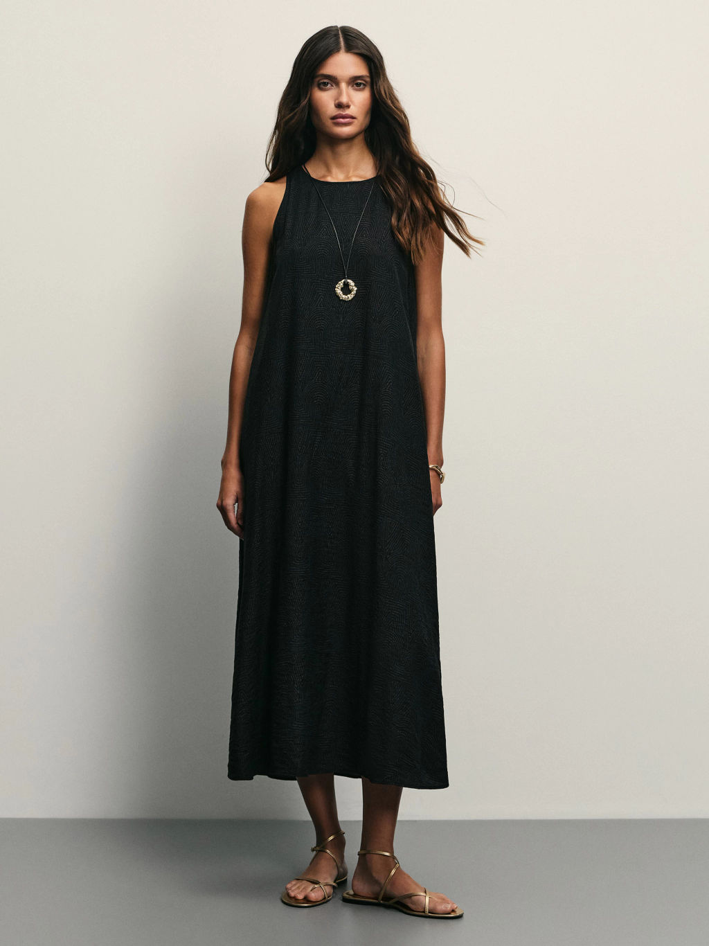 Платье макси из вискозы / Zarina  фото 2