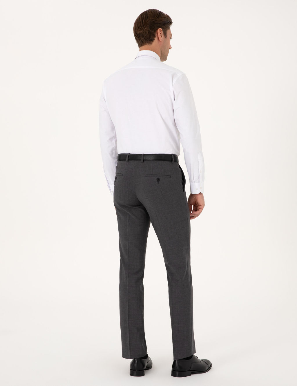 F_me Slim Fit Y_n Kar___ml_ Kuma_ Pantolon