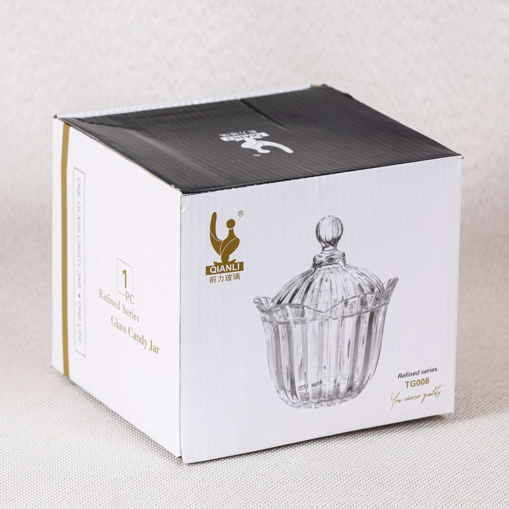 Конфетница d-16 см, h-18 см в уп, арт. TG008, А0219, TF-512 (653065)