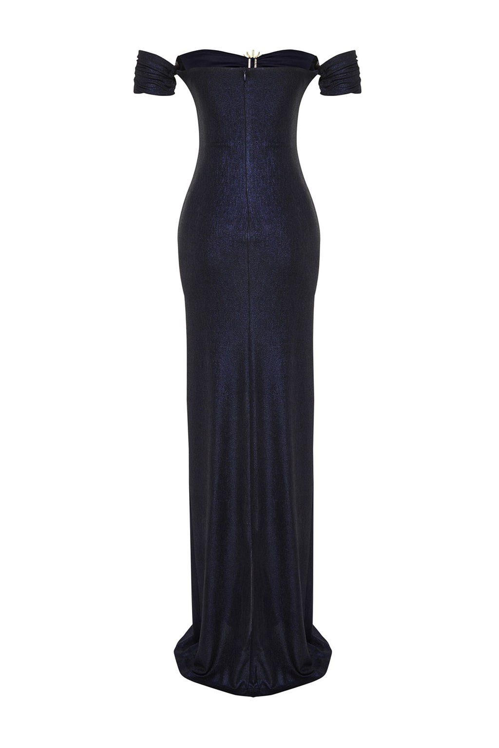 TRENDYOLMILLA X Zeynep Tosun Lacivert Gunes Aksesuar Detayl? Abiye & Mezuniyet Elbisesi TCLSS23AE00002 фото 8