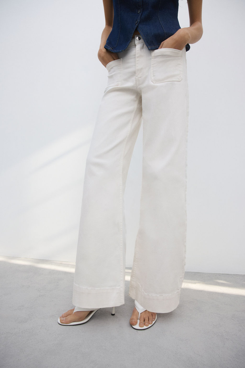 Wide High Waist Jeans - H&m фото 6