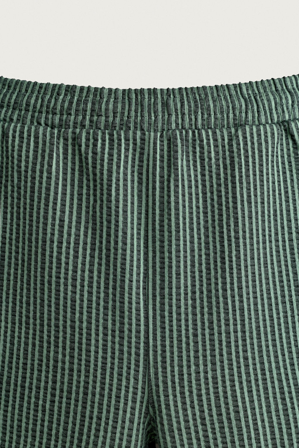 BERMUDA REGULAR FIT SEERSUCKER CONFORT / Verde - Zara фото 8