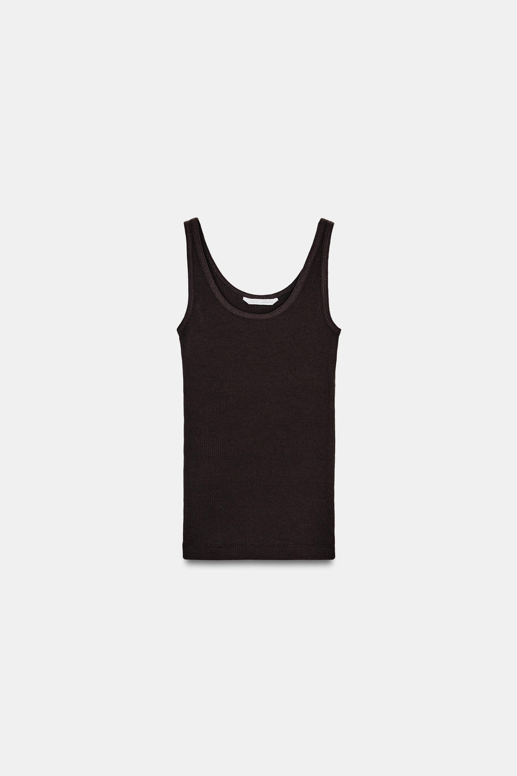 TOP RIB R?STICO / Chocolate - Zara фото 6