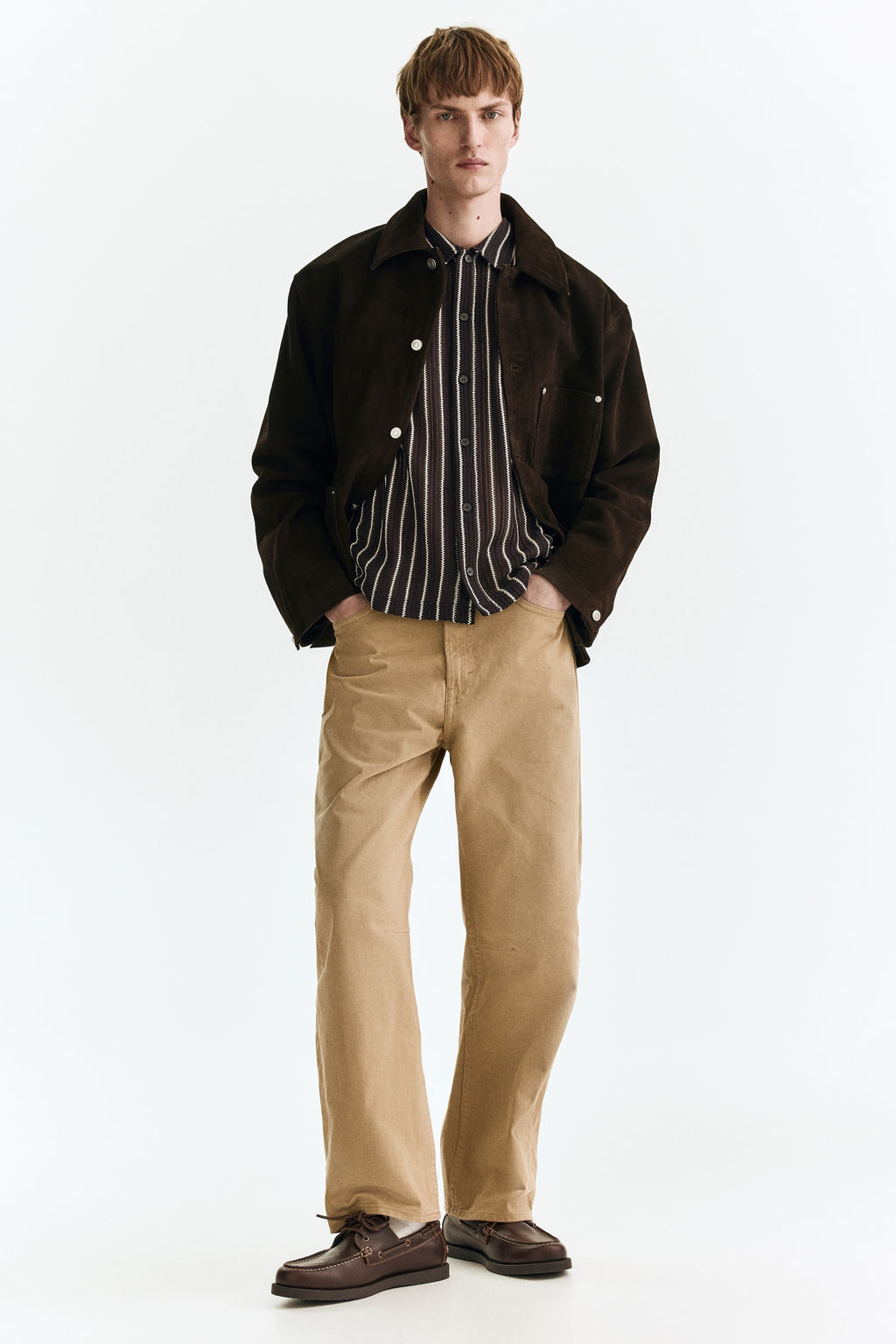 Camisa en punto texturizado Regular Fit - H&m фото 8