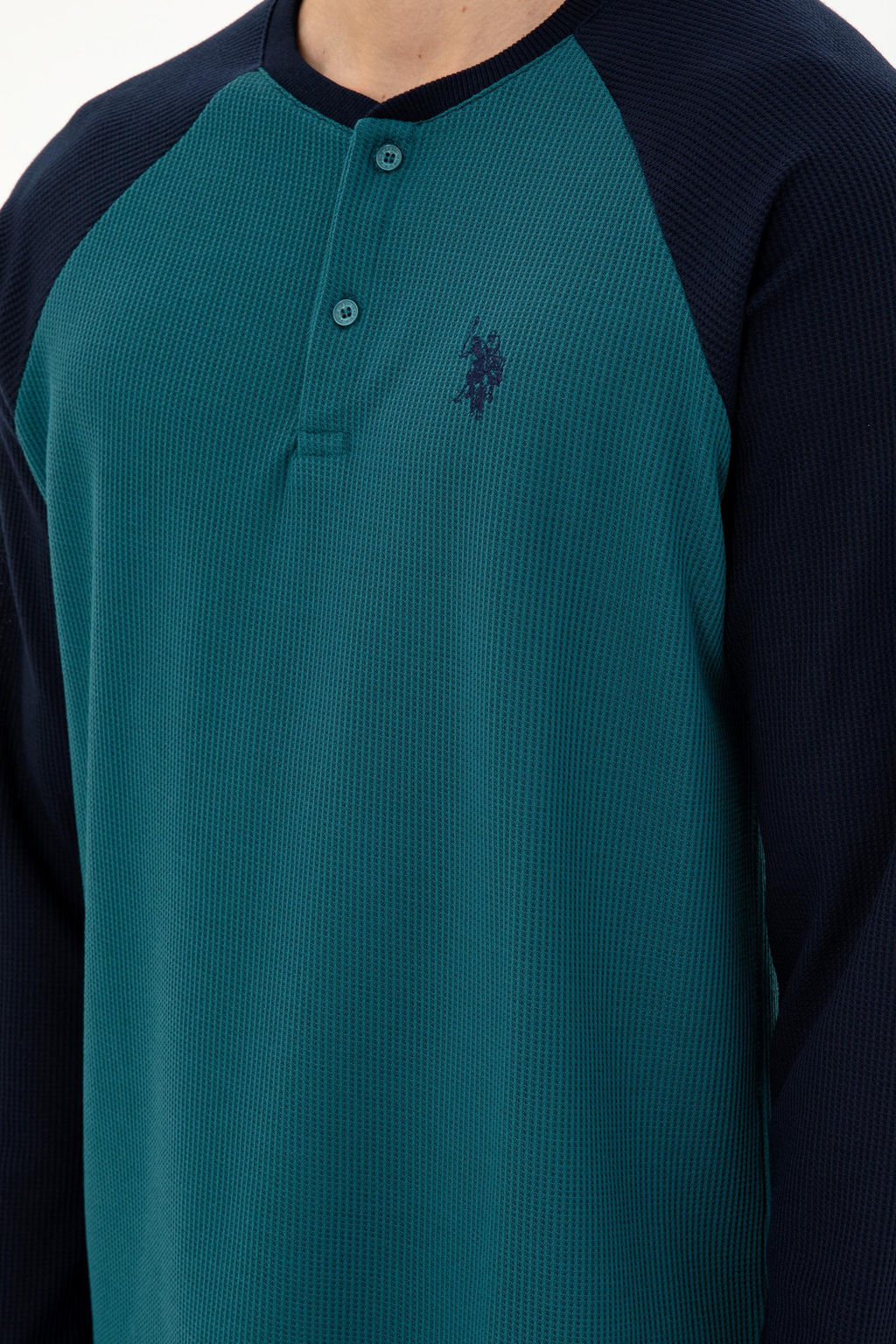 Мужской зеленый пижамный комплект - U.s. polo assn фото 6