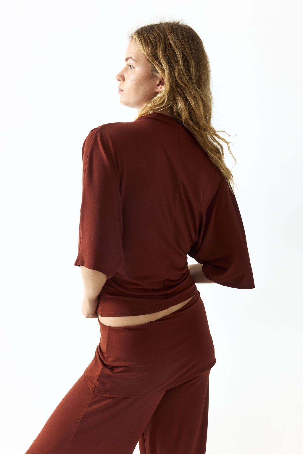 Top drapeado de punto - H&m фото 5