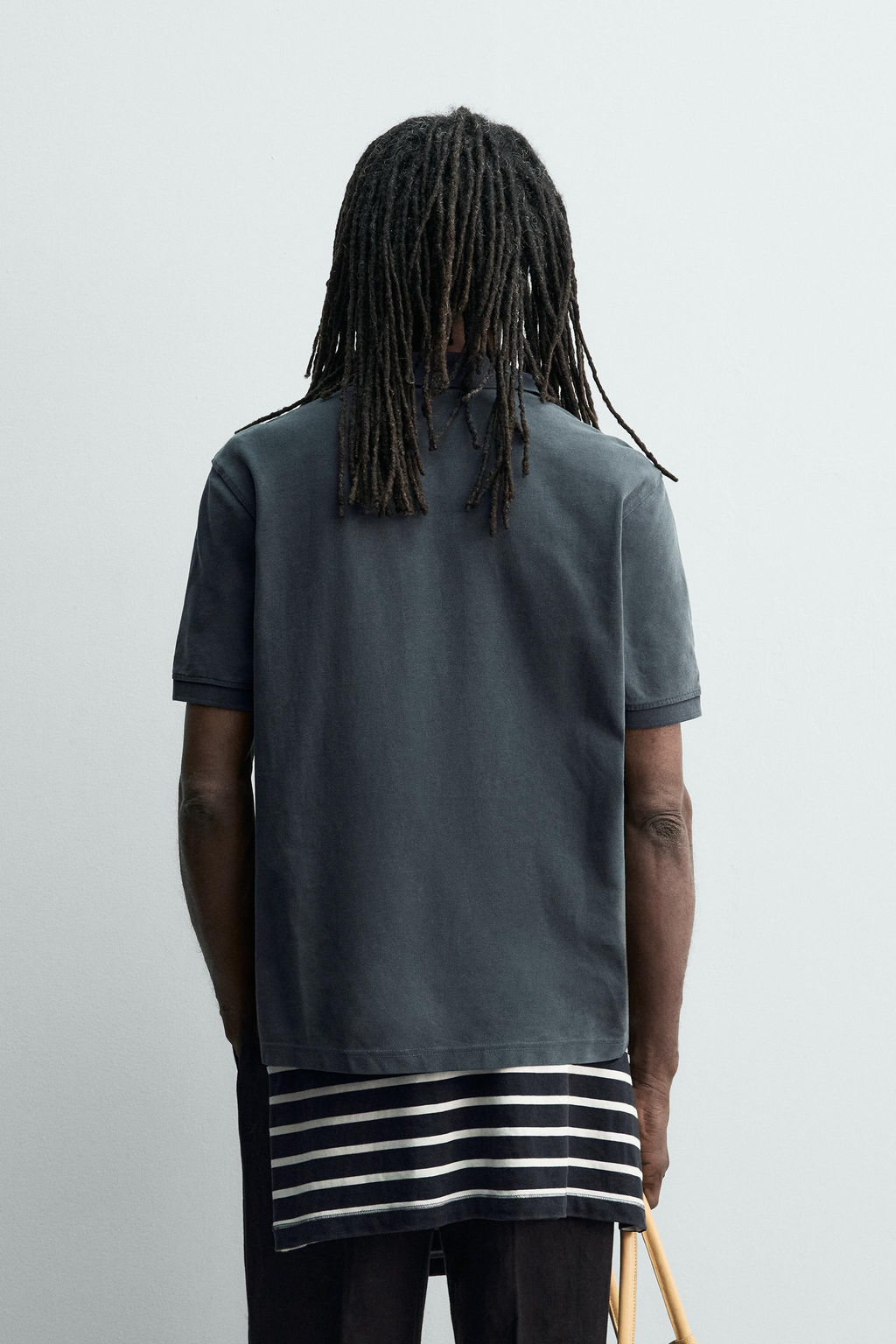 POLO PIQU? LAVADO AARON LEVINE X ZARA / Marino