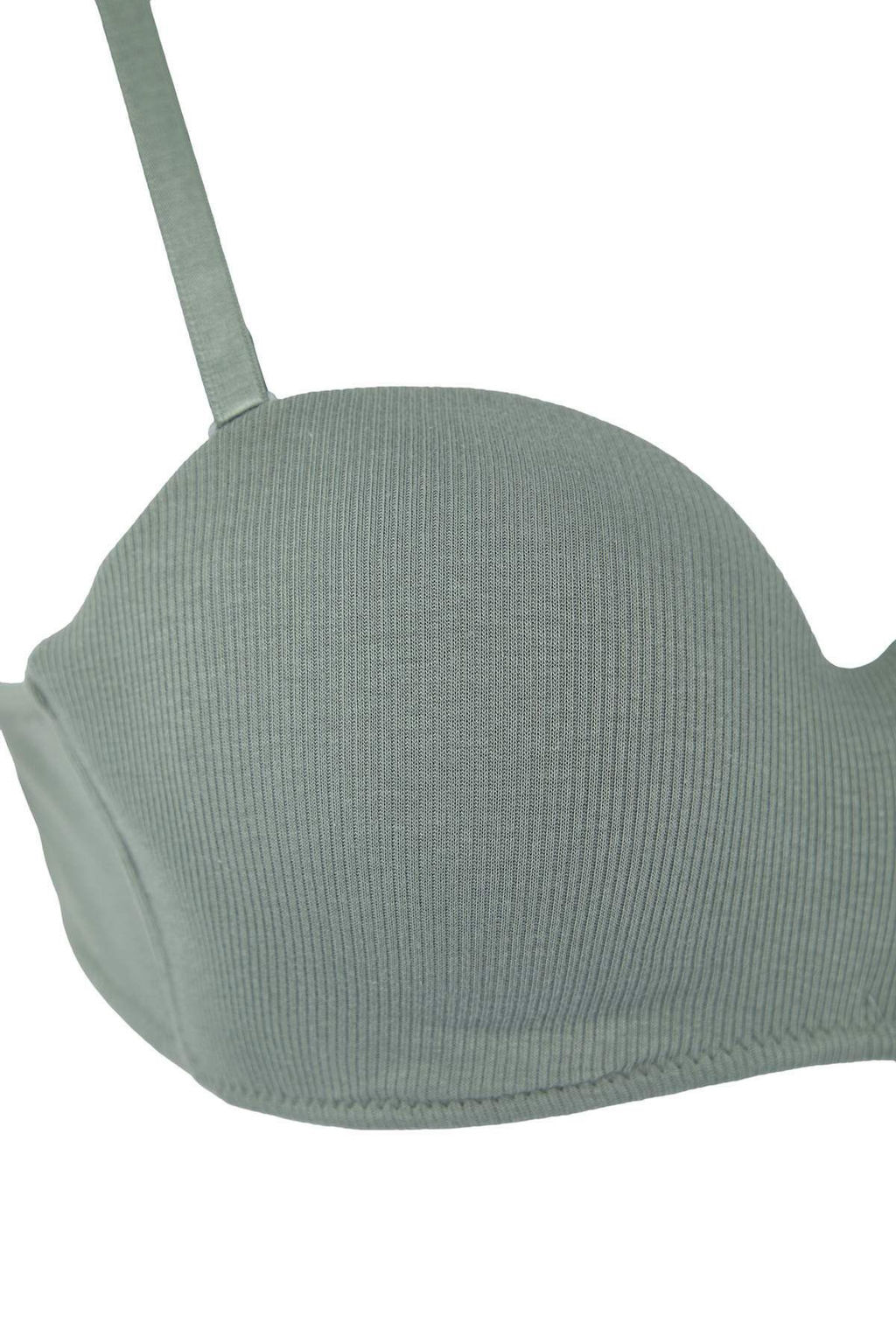 Siyah-Yesil 2li Kaskorse Balenli Duz Sabit Kap Balconette Sutyen THMAW26SU00006 - Trendyolmilla фото 10