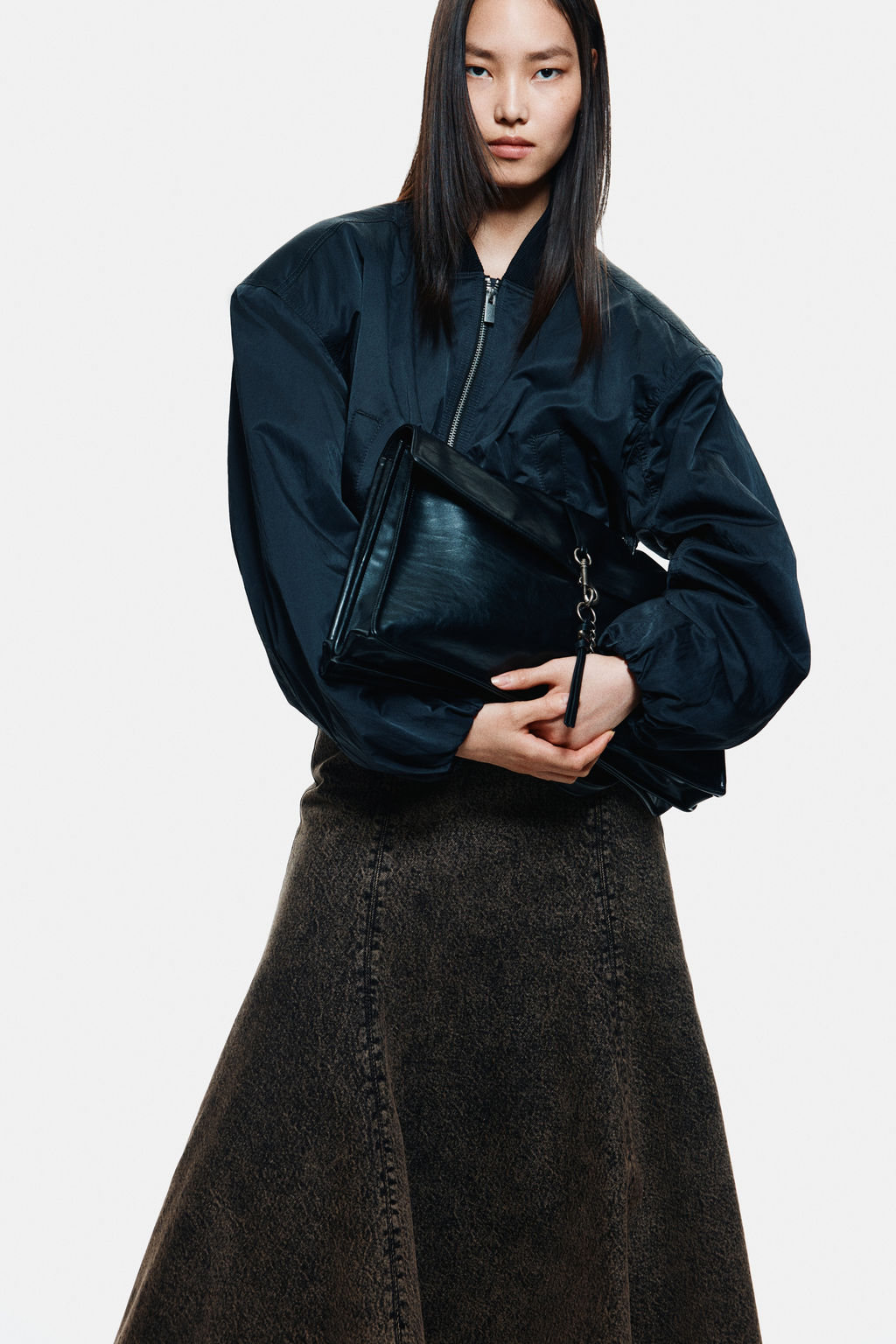Falda denim con vuelo - H&m фото 6