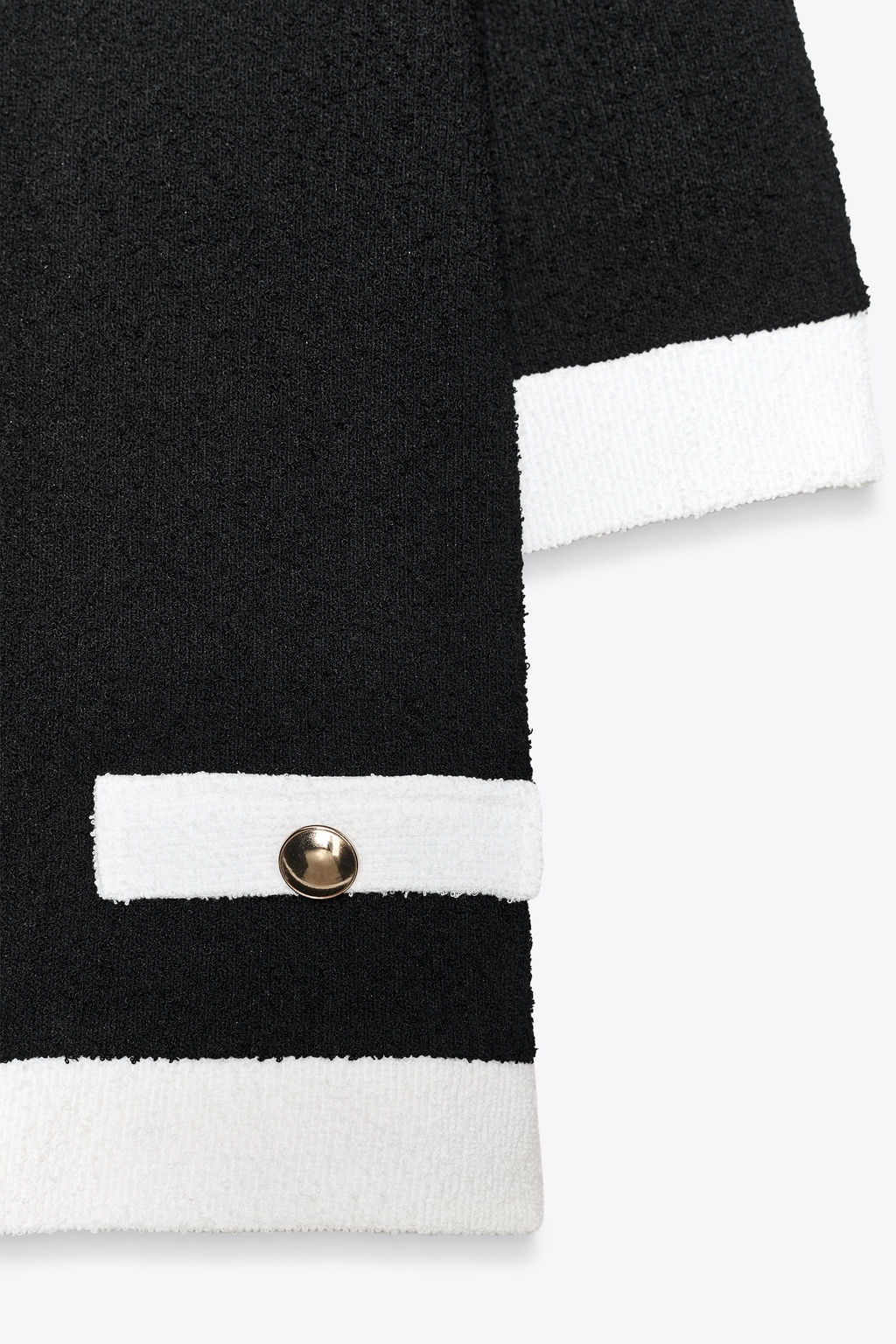 CONTRAST BOUCL_ JACKET