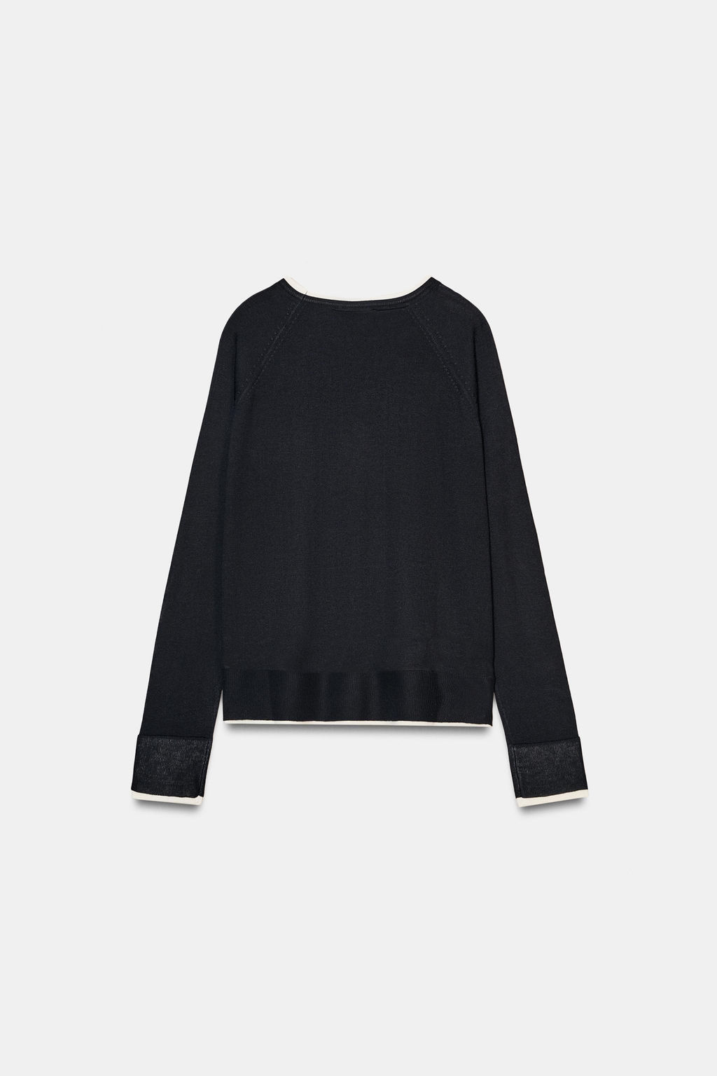 DOUBLE-EFFECT KNIT JUMPER - Zara фото 4