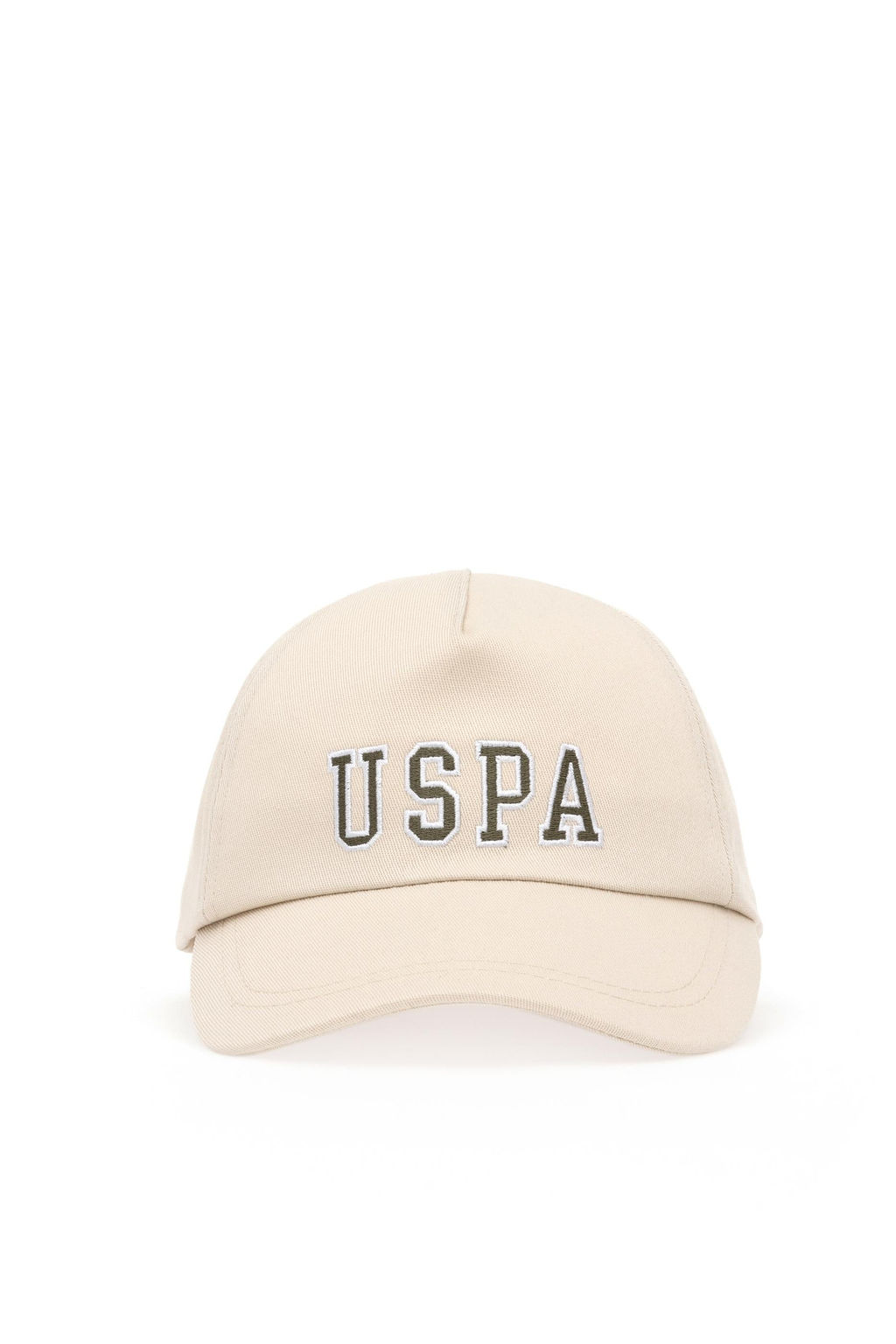 Шапка U.S. Polo Assn хаки из хлопка