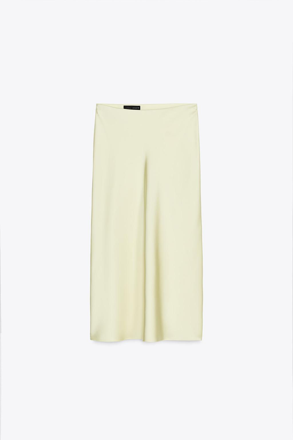 SATIN MIDI SKIRT - Zara фото 26