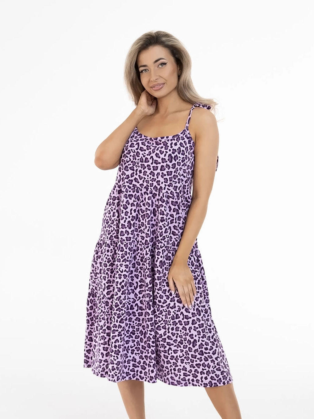 Сарафан женский, цвет фиолетовый