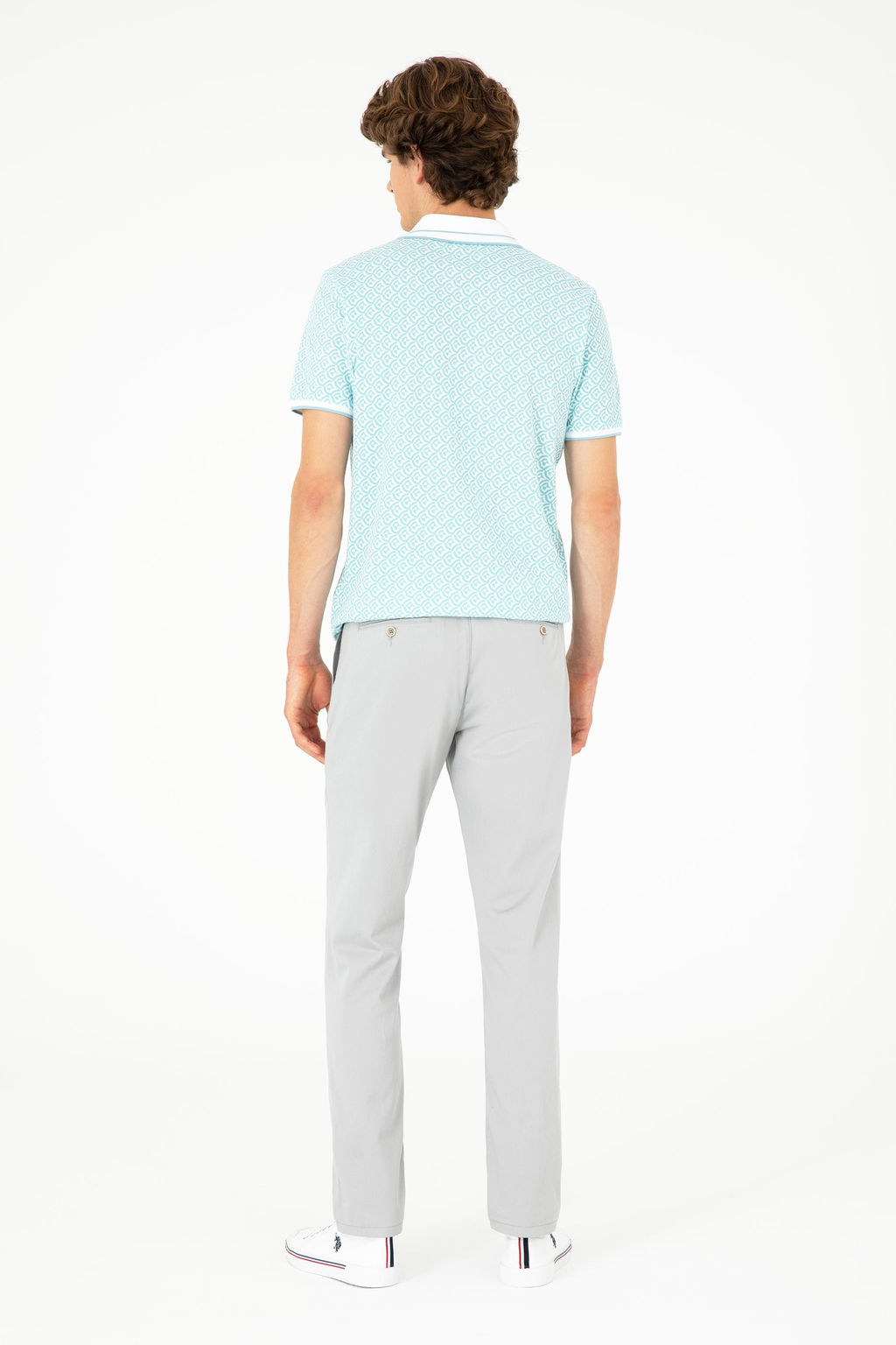 Мужские серые брюки из плотной ткани Неожиданная скидка в корзине - U.s. polo assn фото 4