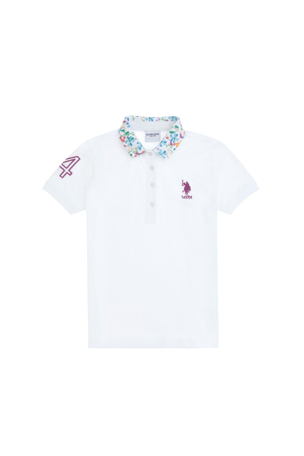 K_z _ocuk Beyaz Basic Ti__rt Sepette S_rpriz _ndirim - U.s. polo assn фото 2